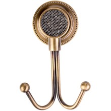 Двойной крючок Boheme Royal Cristal 10926-BR Бронза