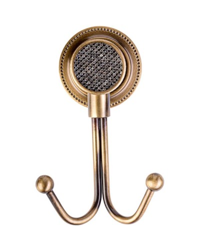 Двойной крючок Boheme Royal Cristal 10926-BR Бронза