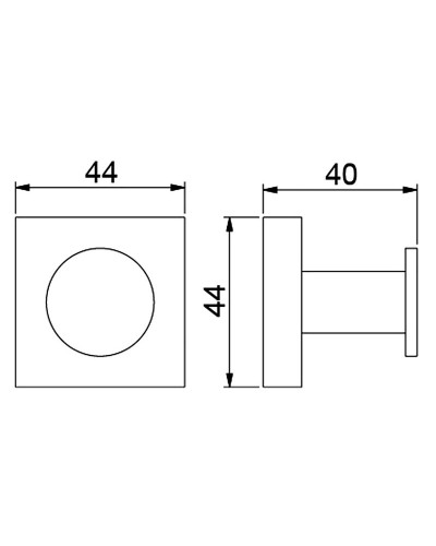 Крючок Timo Selene 12011/03 Черный