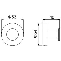 Крючок Timo Saona 13011/03 Черный