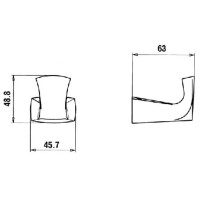 Крючок Paini Lady 89CR011 Хром
