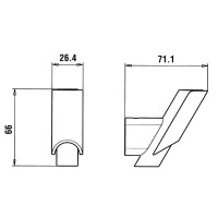 Крючок Paini Morgana 73CR011 Хром