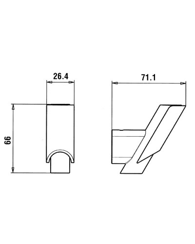 Крючок Paini Morgana 73CR011 Хром