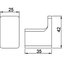 Крючок Timo Selene 17111/17 Золото матовое