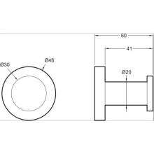 Крючок Jacob Delafon Eo E77826-CP