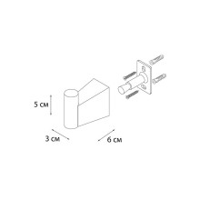 Крючок Fixsen Trend FX-97805 Черный