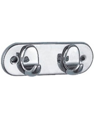 Двойной крючок Haiba HB1505-2 Хром