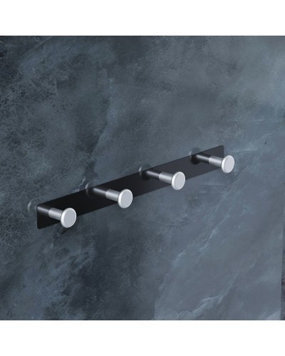 Вешалка для полотенец Damixa Jupiter DA7735900 Черный Хром