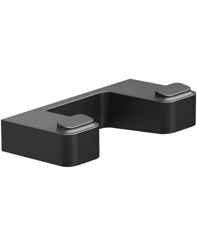 Двойной крючок Ravak 10° X07P554 Черный матовый