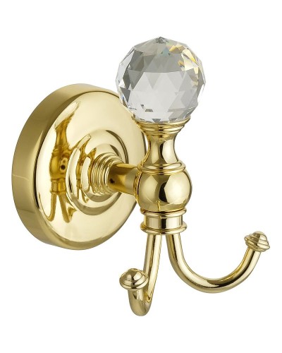 Двойной крючок Migliore Amerida 16600 Золото с кристаллом Swarovski