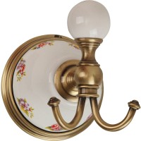 Двойной крючок Migliore Provance 17628 Бронза