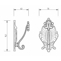Крючок Migliore Elisabetta 17002 Бронза