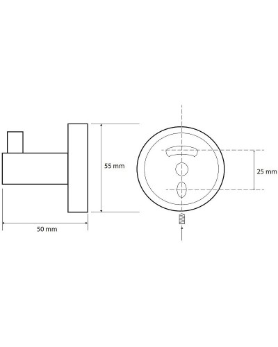 Крючок Bemeta Brilo 161106020 Золото