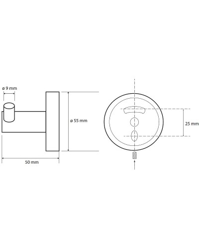 Двойной крючок Bemeta Brilo 161106032 Золото