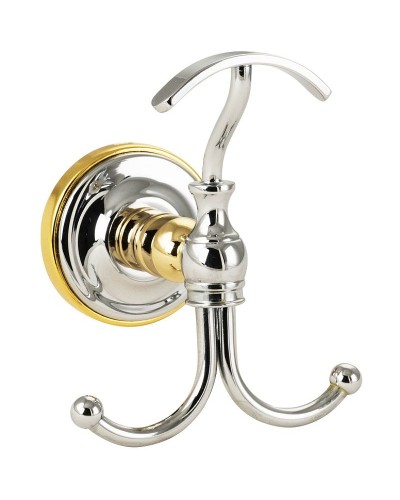 Тройной крючок Migliore Mirella 17283 Хром Золото