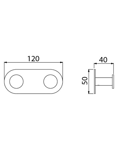 Вешалка для полотенец Timo Saona 13014/18 Черное золото