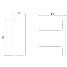 Крючок Timo Torne 43011/17 Золото матовое