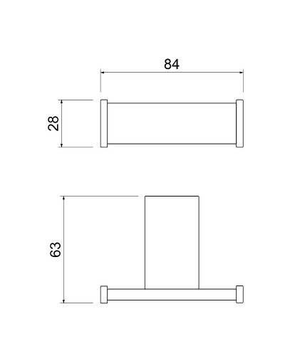 Двойной крючок Timo Torne 43012/17 Золото матовое
