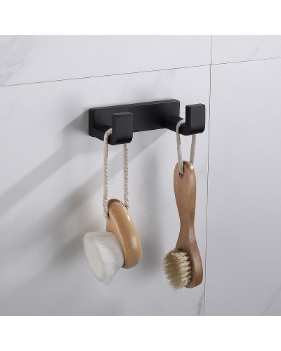 Двойной крючок Abber Westen AA1750B Черный матовый