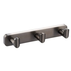 Вешалка с 3 крючками для ванной WONZON & WOGHAND, Темный графит (WW-9335)