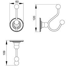 Крючок Timo Nelson 160013/02