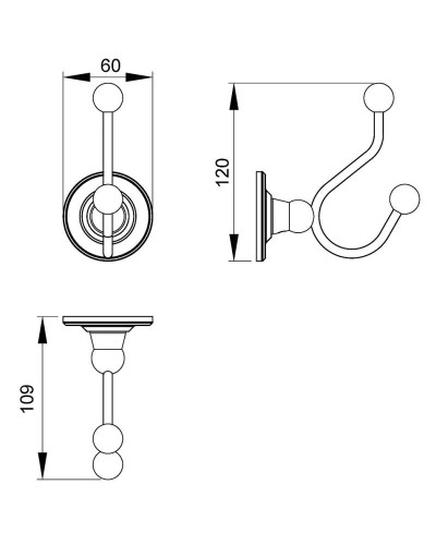 Крючок Timo Nelson 160013/02