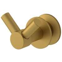 Крючок двойной золотой матовый Сунержа Виктория 032-2010-0002