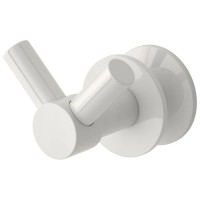 Крючок двойной белый глянец Сунержа Виктория 12-2010-0002