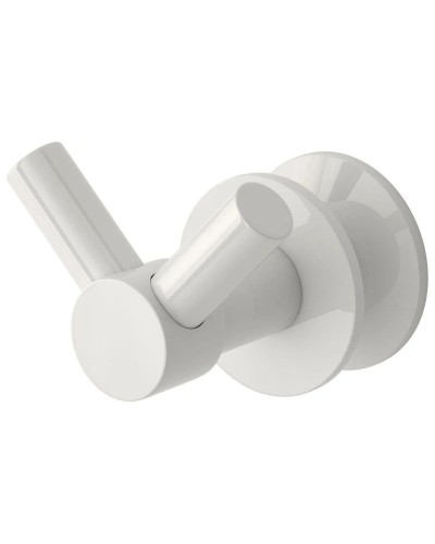 Крючок двойной белый глянец Сунержа Виктория 12-2010-0002