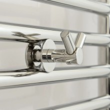 Крючок двойной белый матовый Сунержа Виктория 30-2010-0002