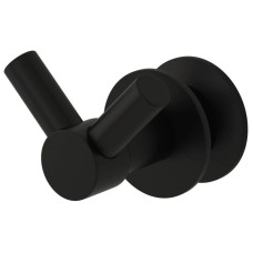 Крючок двойной черный матовый Сунержа Виктория 31-2010-0002