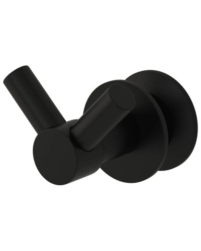 Крючок двойной черный матовый Сунержа Виктория 31-2010-0002