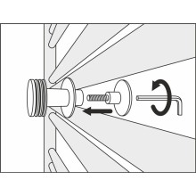 Крючок белый глянец Сунержа Каньон 12-2010-0003