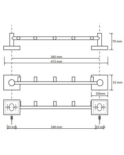Крючок Bemeta Beta 132105112 Хром