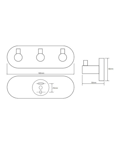 Вешалка для полотенец Bemeta Omega 104405232 Хром