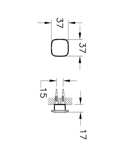 Крючок  Vitra Eternity A44880