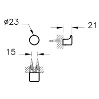 Крючок Vitra Eternity A44883