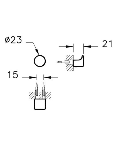 Крючок Vitra Eternity A44883
