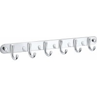 Вешалка с 6 крючками для ванной WONZON & WOGHAND, Хром (WW-9384-6)