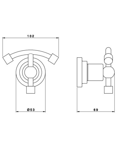 Крючок Nicolazzi Monte Croce 1481CR27