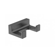 Двойной крючок для ванной WONZON & WOGHAND, Темный графит (WW-9125-GM)