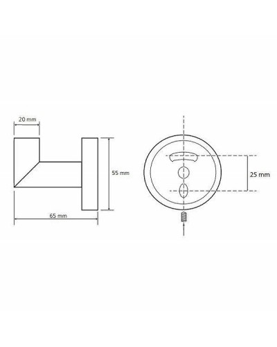 Крючок Bemeta Dark 104206020 Черный