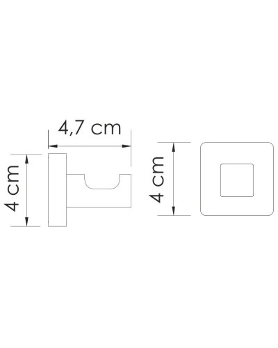 Крючок WasserKRAFT Rhin K-8723