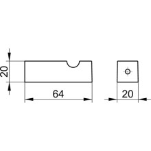 Крючок KEUCO Edition 90 Square 19114010000
