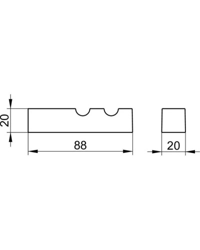 Крючок KEUCO Edition 90 Square 19115010000