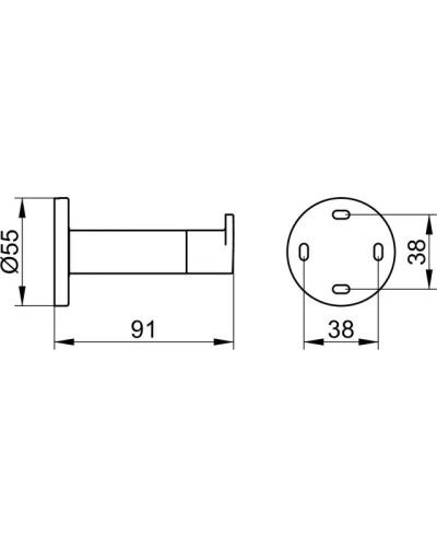 Крючок KEUCO Plan 14911370000