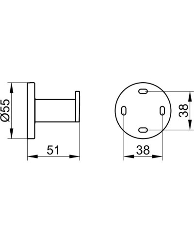 Крючок KEUCO Plan 14914370000