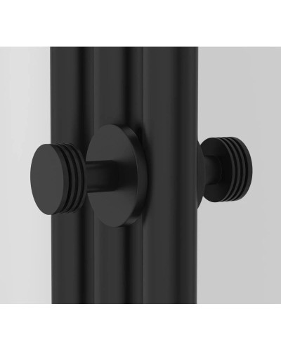 Крючок двойной черный матовый Сунержа Каньон 31-2010-0004