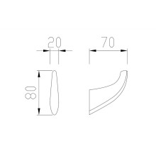 Крючок CEZARES LINER-HK-01