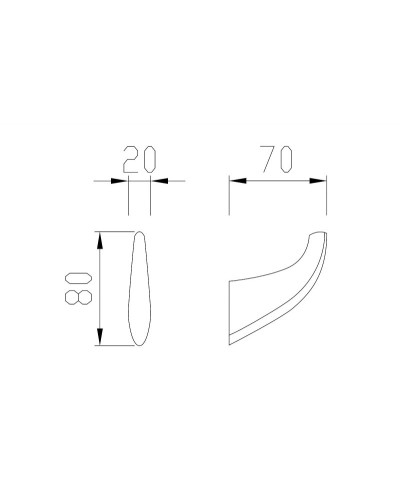Крючок CEZARES LINER-HK-01
